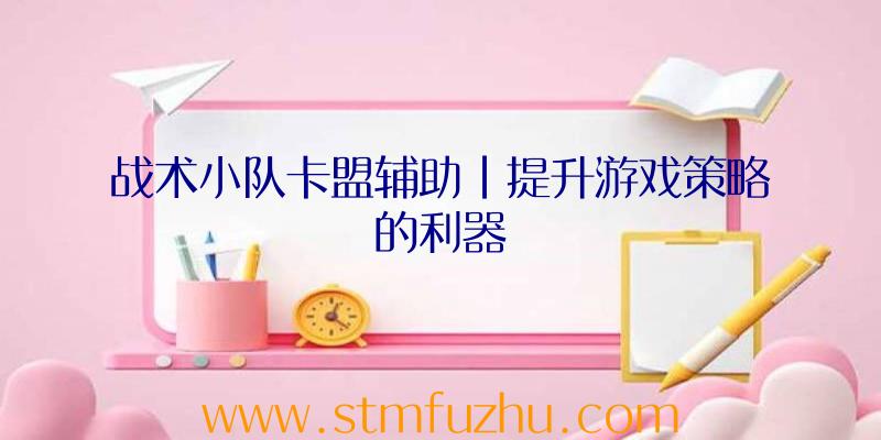 战术小队卡盟辅助|提升游戏策略的利器